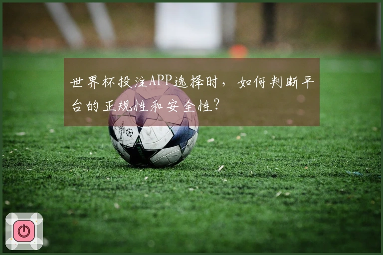 世界杯投注APP选择时，如何判断平台的正规性和安全性？